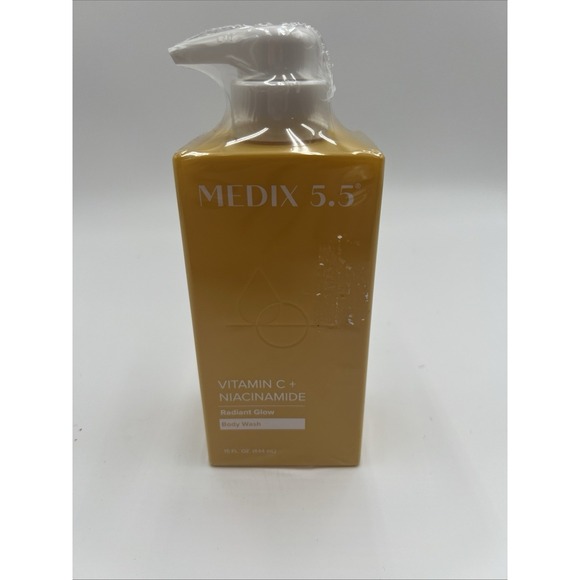 Medix Other - MEDIX 5.5 Radiant Glow Vitamin C-Niacinamide Body Wash 15 Oz (444 ml)
